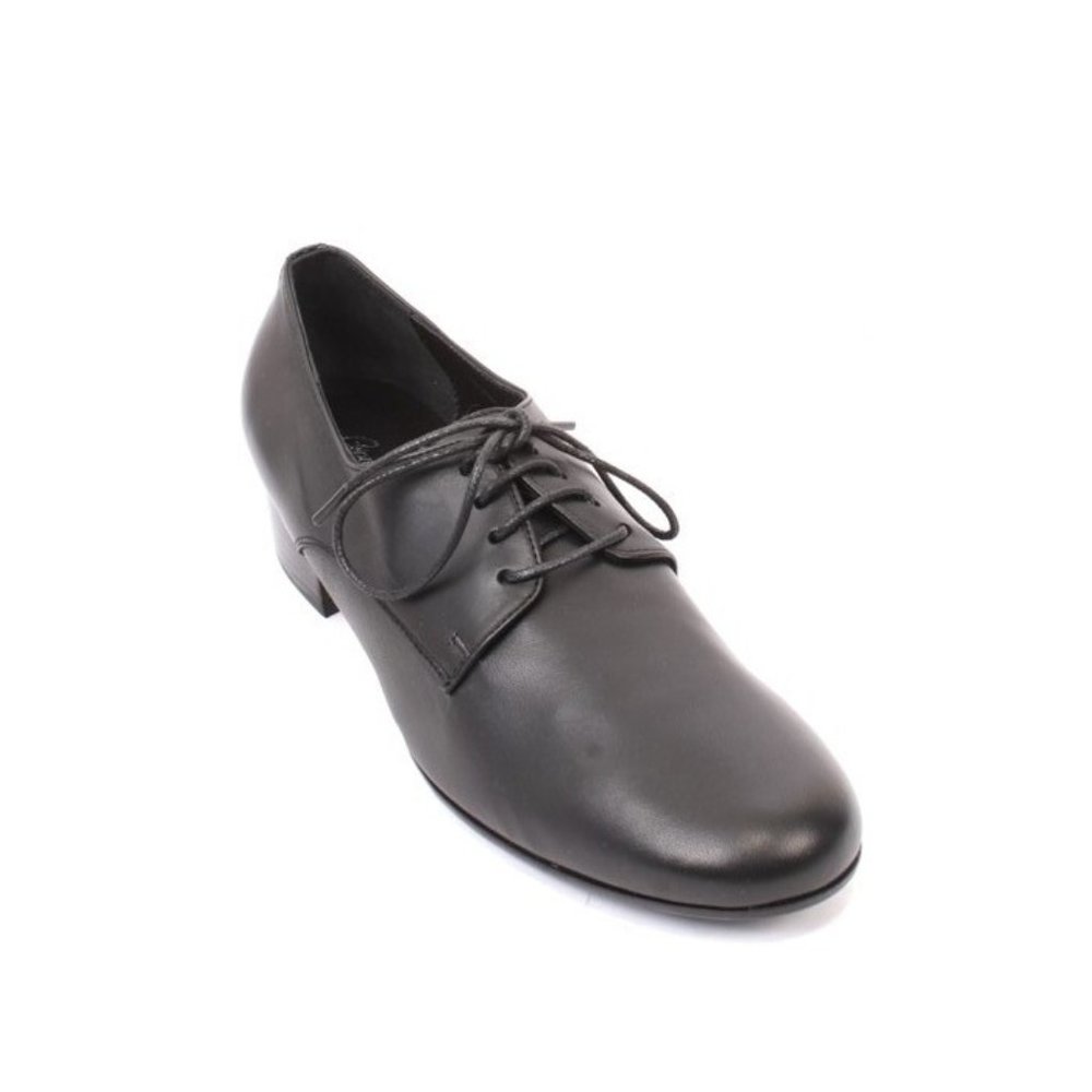 Gianni Ferrante 503b Black Leather Comfort Shoes